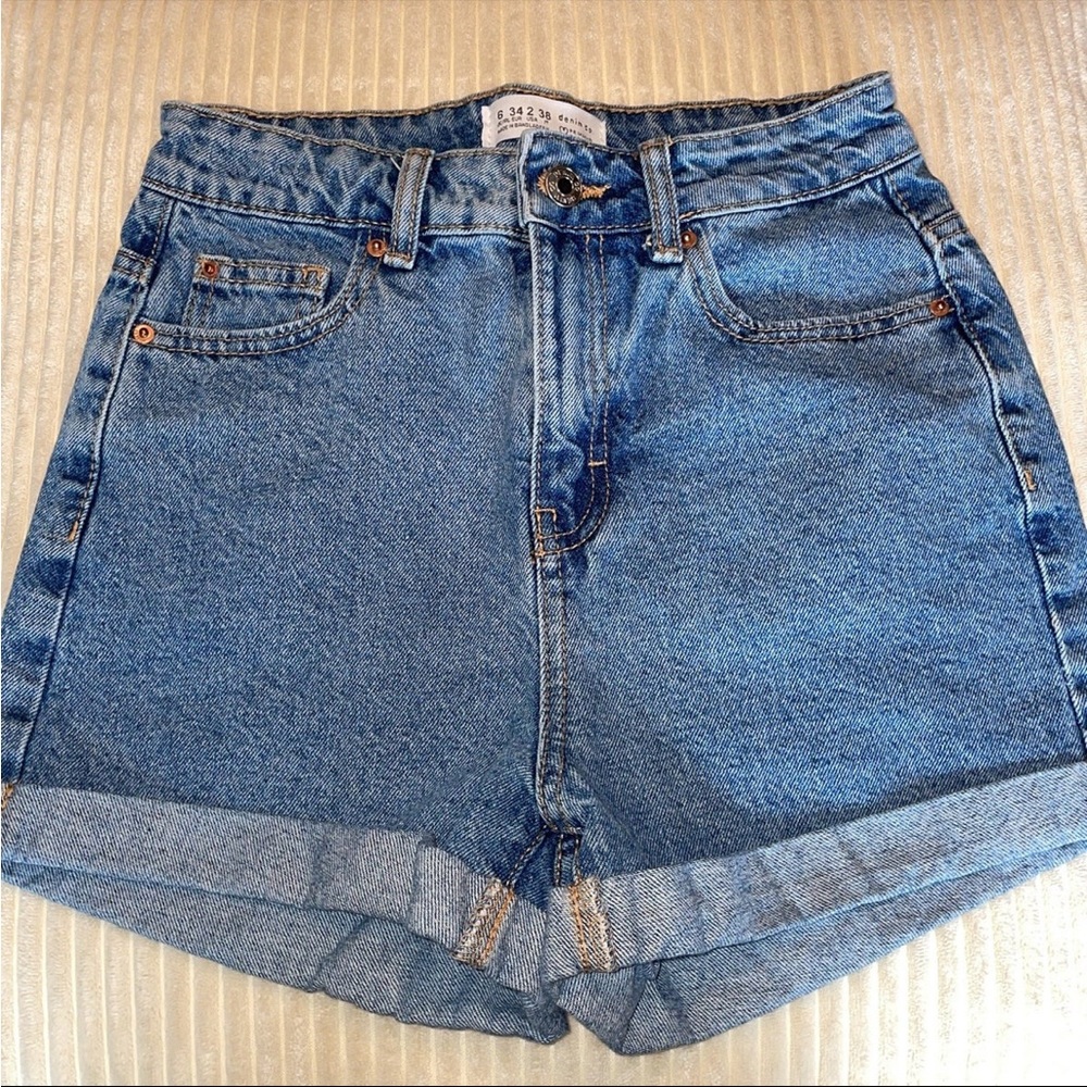 Denim shorts